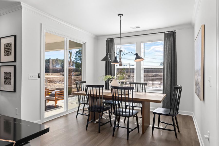 Representative furnished interior of a home built from the The Redbud by Chesapeake Homes in Neill's Pointe, Angier (Image 23).