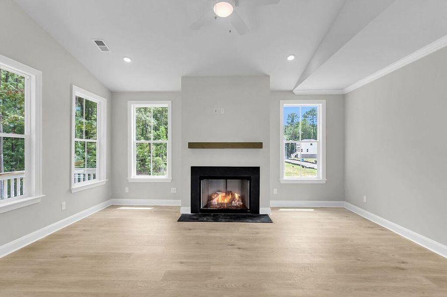 Spacious, unfurnished interior of a new home in Heron Preserve, Hanahan (Image 32). Spacious, unfurnished interior of a new home in Heron Preserve, Hanahan (Image 32).