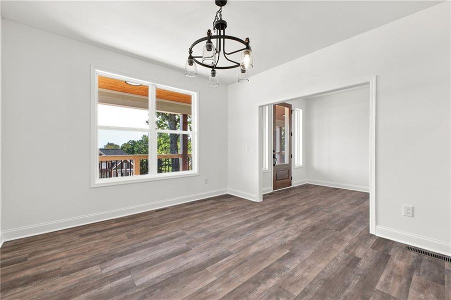 Spacious, unfurnished interior of a new home in , Cedartown (Image 50).