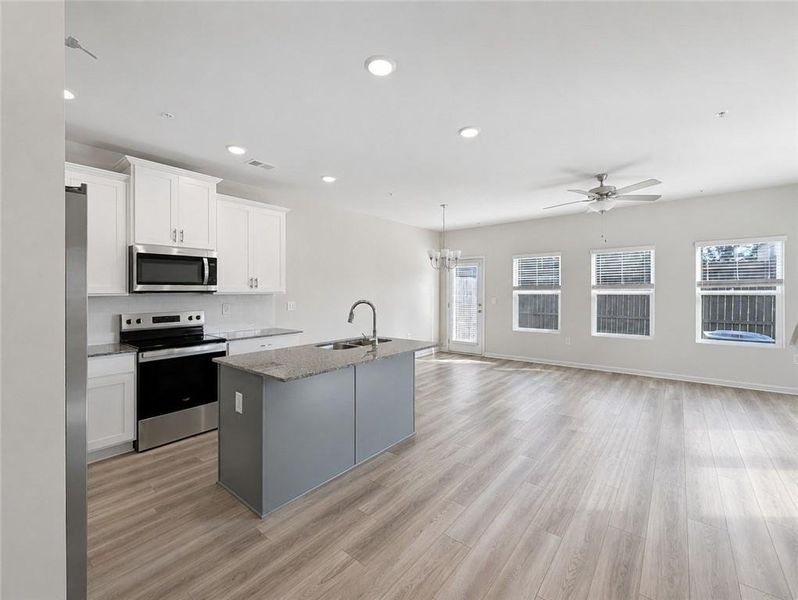 Furnished interior view inside a new home in Walden Park – The Collection, Jonesboro (Image 5).