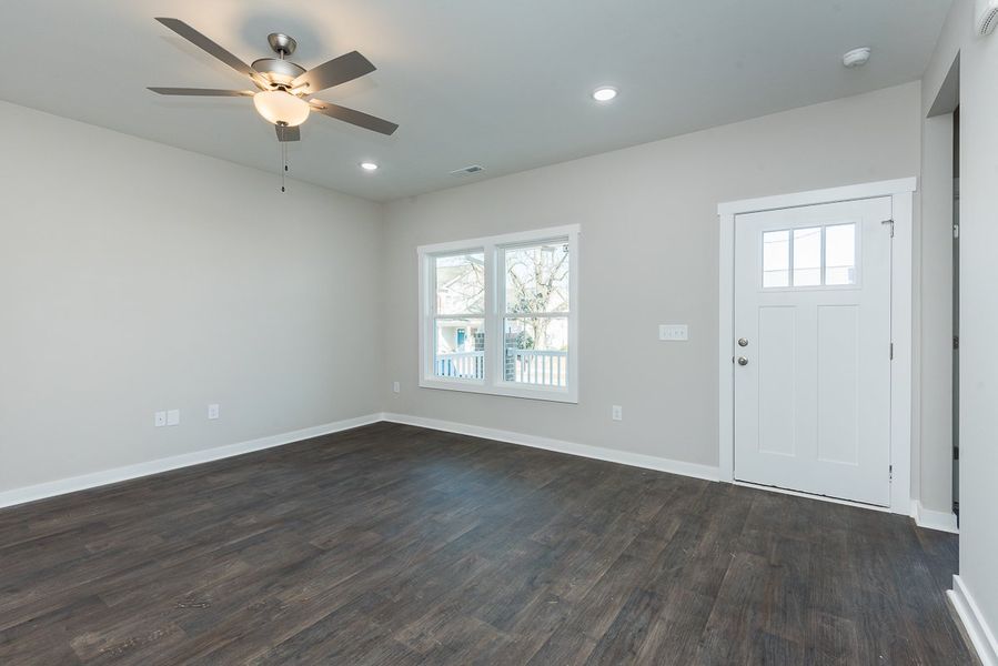 Representative unfurnished interior of a home built from the Kirksville by Foundation Home Builders LLC in Pinnix Loop, Burlington (Image 11).