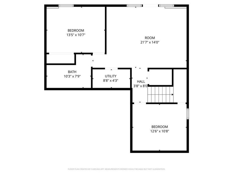 2D floor plan layout of this home in , Atlanta, GA (Image 23).