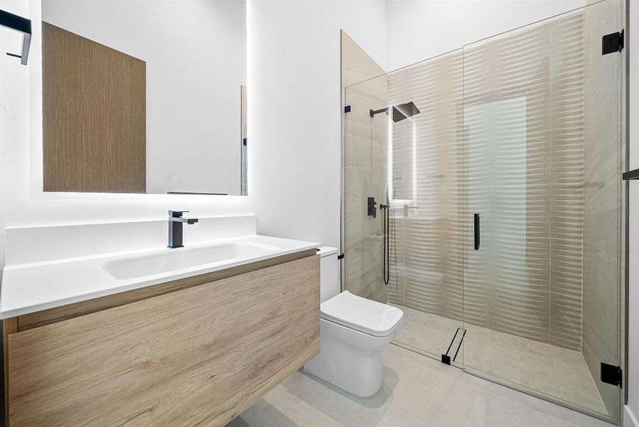 Furnished interior view inside a new home in , Wellington (Image 7).