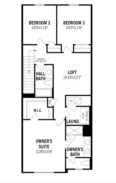 2D floor plan layout of this home in Gardenia Reserve, Apopka, FL (Image 15).