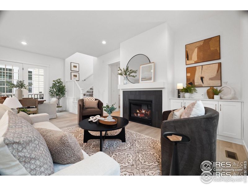 Furnished interior view inside a new home in Westerly, Erie (Image 9).