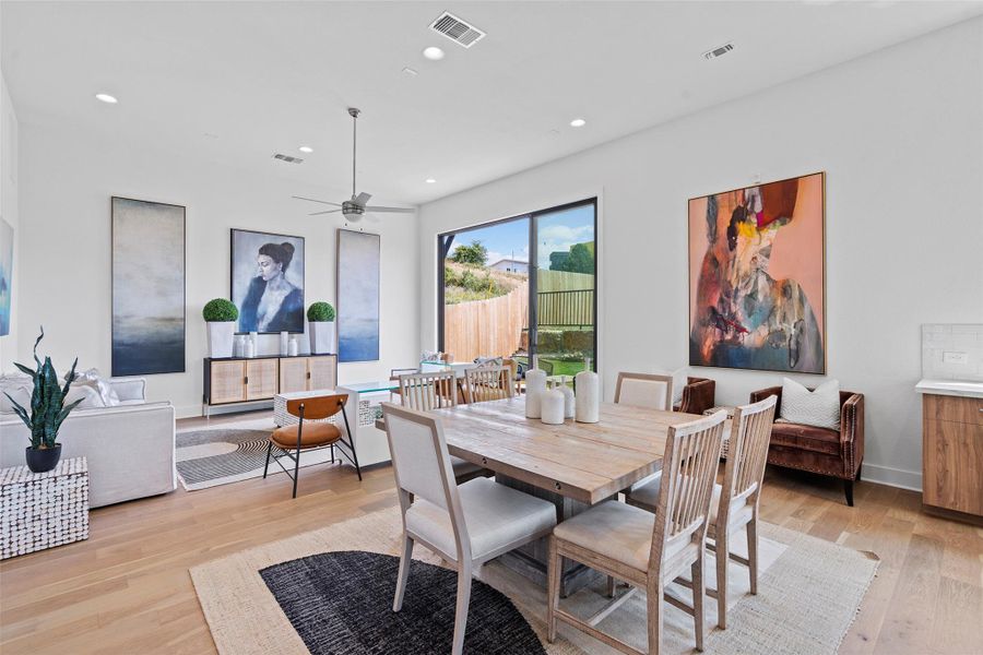 Furnished interior view inside a new home in Agave, Austin (Image 5).