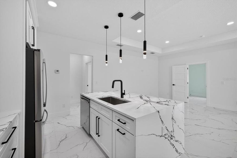 Furnished interior view inside a new home in , Tampa (Image 29).