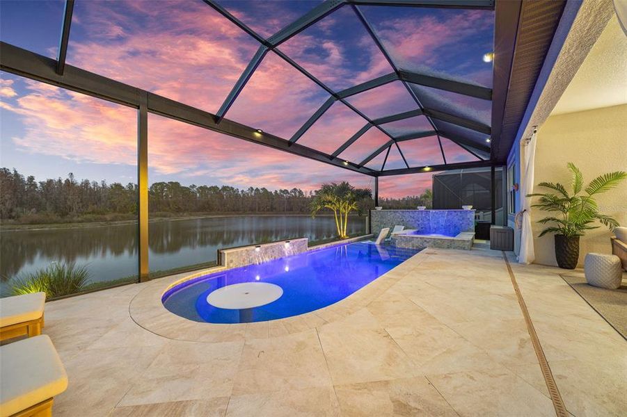 Exterior details and patio area of a home in , Wesley Chapel (Image 4). Exterior details and patio area of a home in , Wesley Chapel (Image 4).