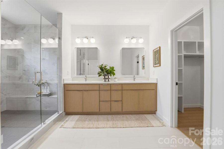 Furnished interior view inside a new home in , Charlotte (Image 26). Furnished interior view inside a new home in , Charlotte (Image 26).