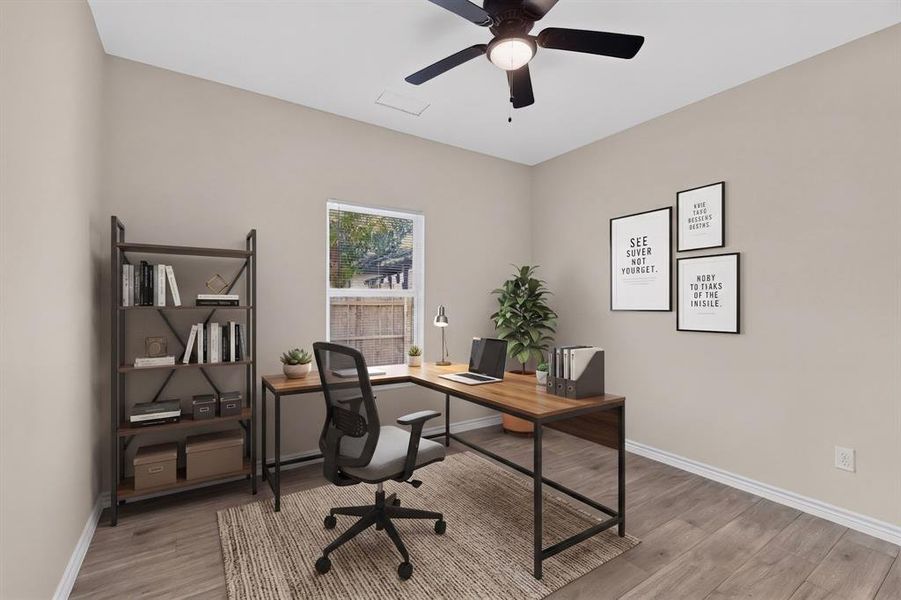 Furnished interior view inside a new home in , Gainesville (Image 12).