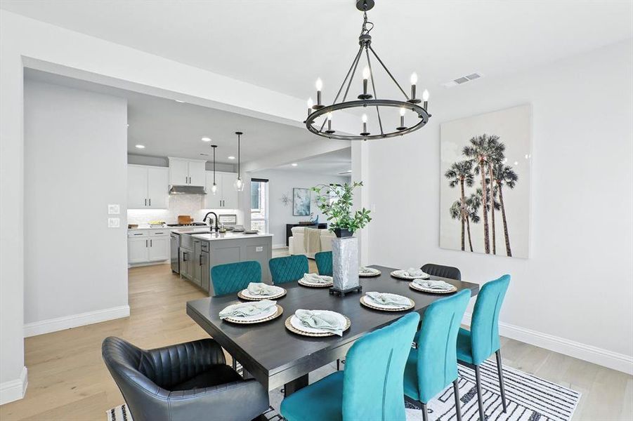 Furnished interior view inside a new home in , Lewisville (Image 13). Furnished interior view inside a new home in , Lewisville (Image 13).