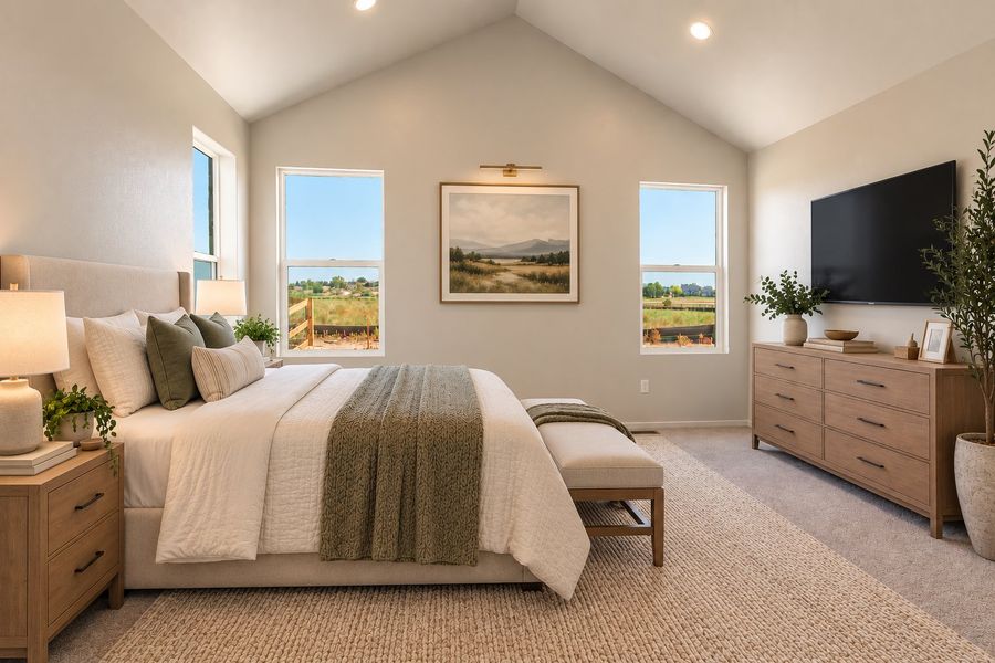 Furnished interior view inside a new home in Prairie Song, Windsor (Image 8).