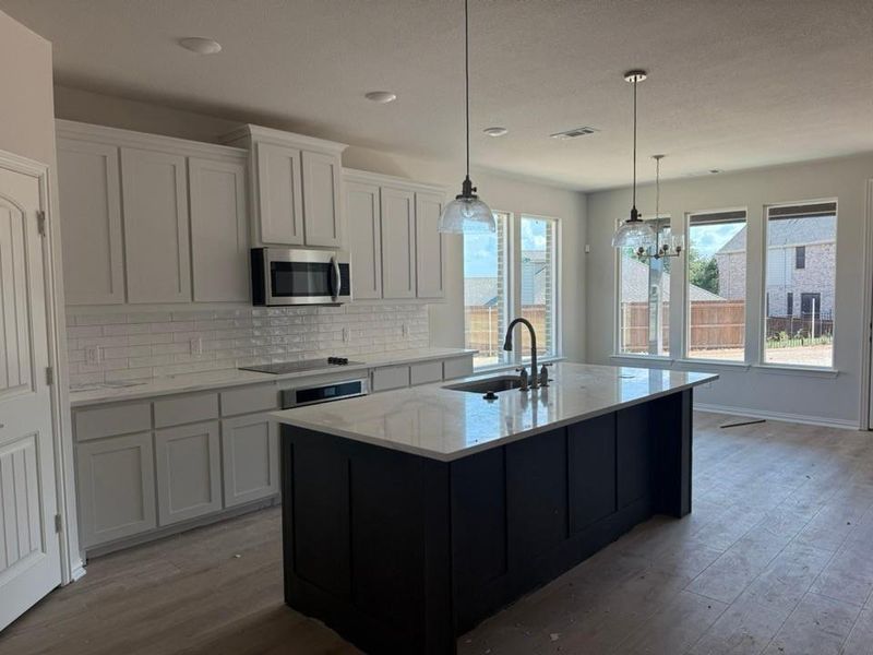 Furnished interior view inside a new home in Waterford Park, Weatherford (Image 4).