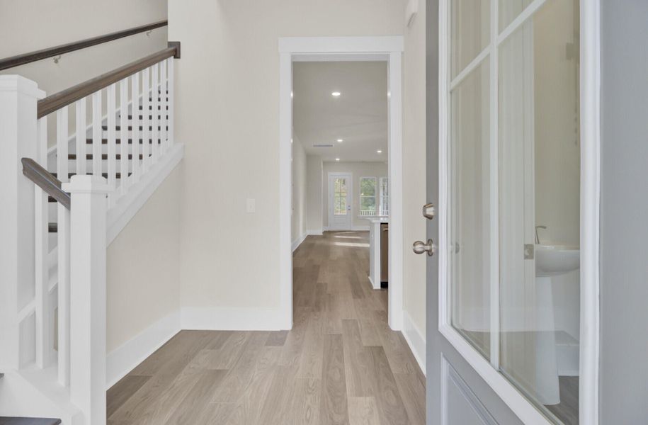 Spacious, unfurnished interior of a new home in Indigo Grove Single Family Homes, Johns Island (Image 49).