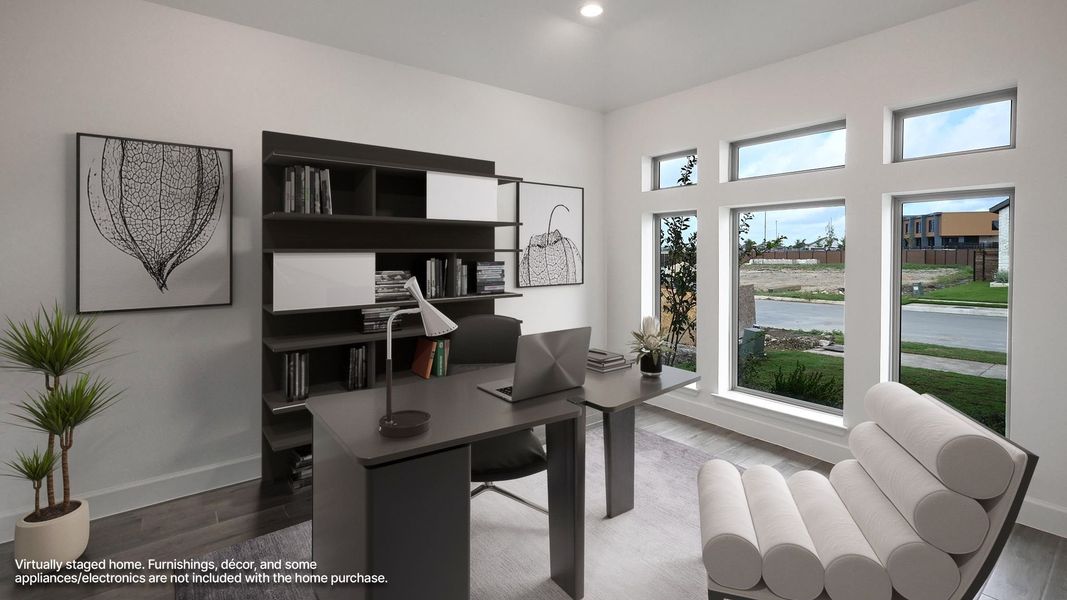 Furnished interior view inside a new home in Juniper Springs, Lockhart (Image 9).
