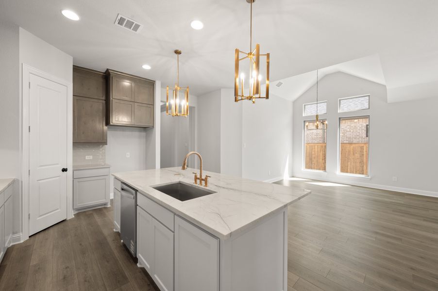 Furnished interior view inside a new home in Bridgewater, Midlothian (Image 9).