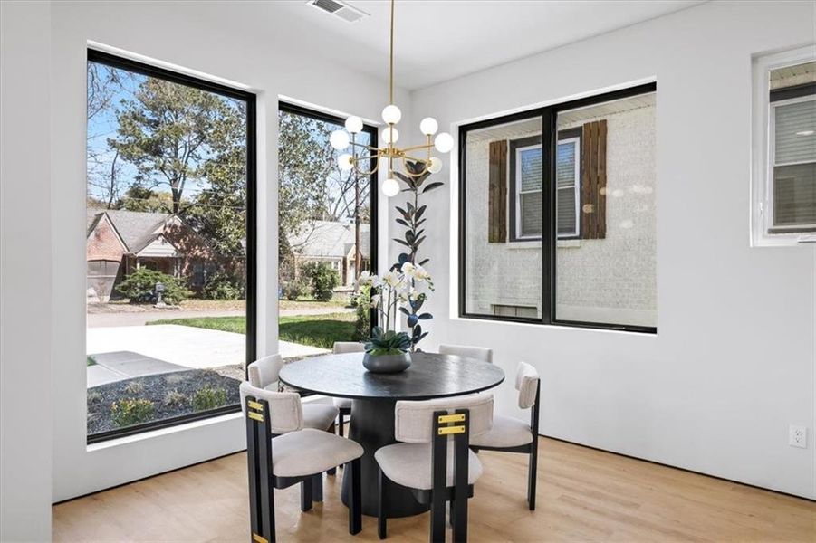 Furnished interior view inside a new home in , Atlanta (Image 12).