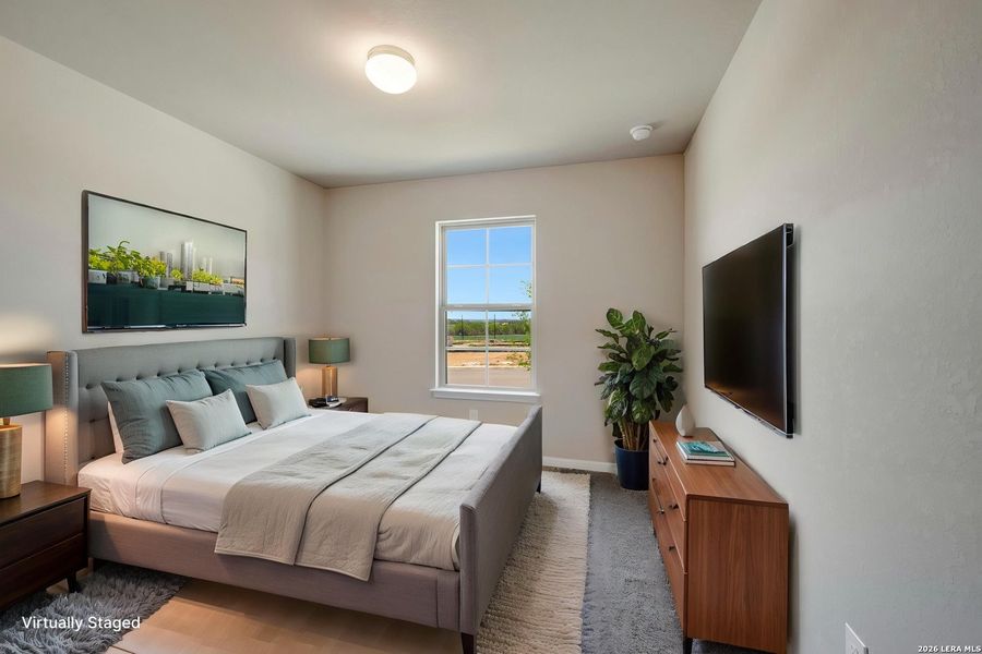 Furnished interior view inside a new home in Mesquite Ridge, San Antonio (Image 18).