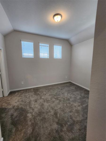 Bedroom with bathroom upstairs