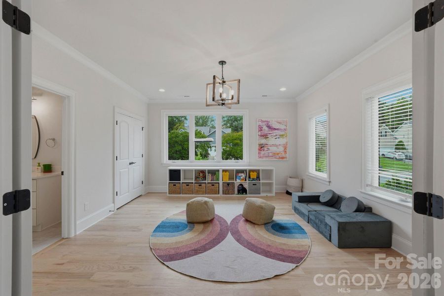 Furnished interior view inside a new home in , Charlotte (Image 33).