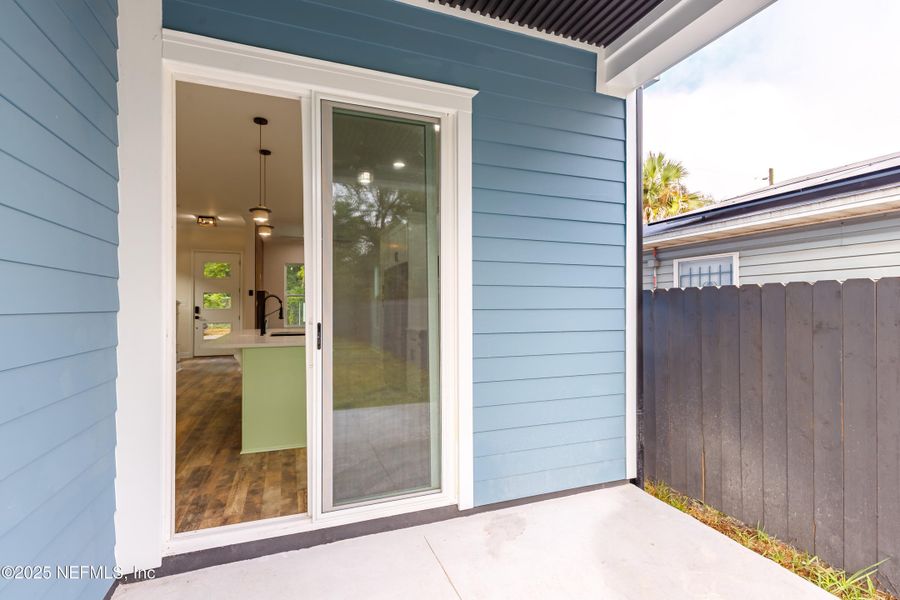 Exterior details and patio area of a home in , Jacksonville (Image 2). Exterior details and patio area of a home in , Jacksonville (Image 2).