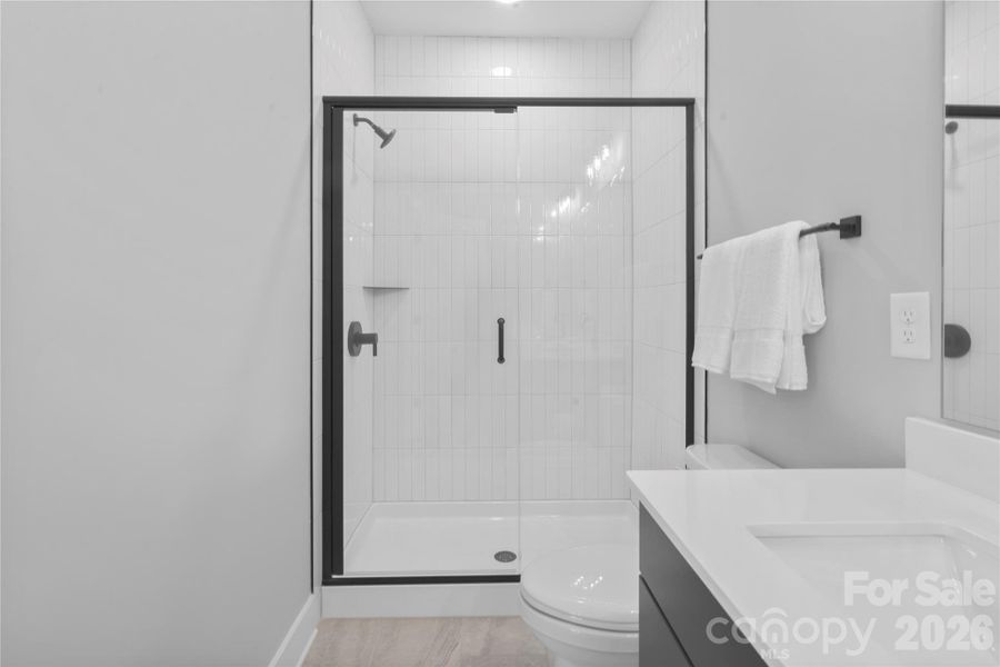 Furnished interior view inside a new home in , Charlotte (Image 27).