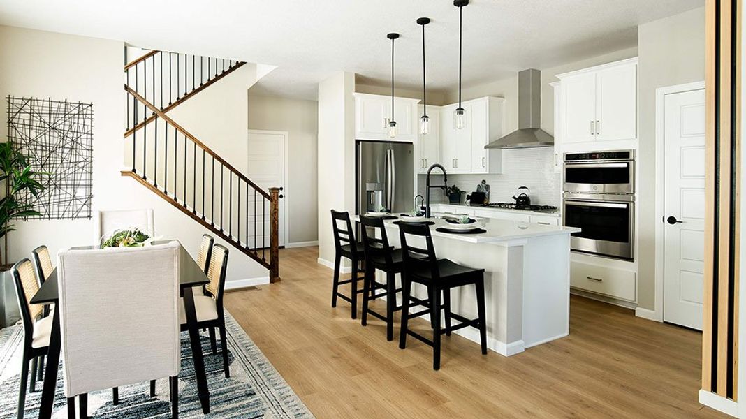 Representative furnished interior of a home built from the Celeste by Taylor Morrison in Sugar Creek, Loveland (Image 3).