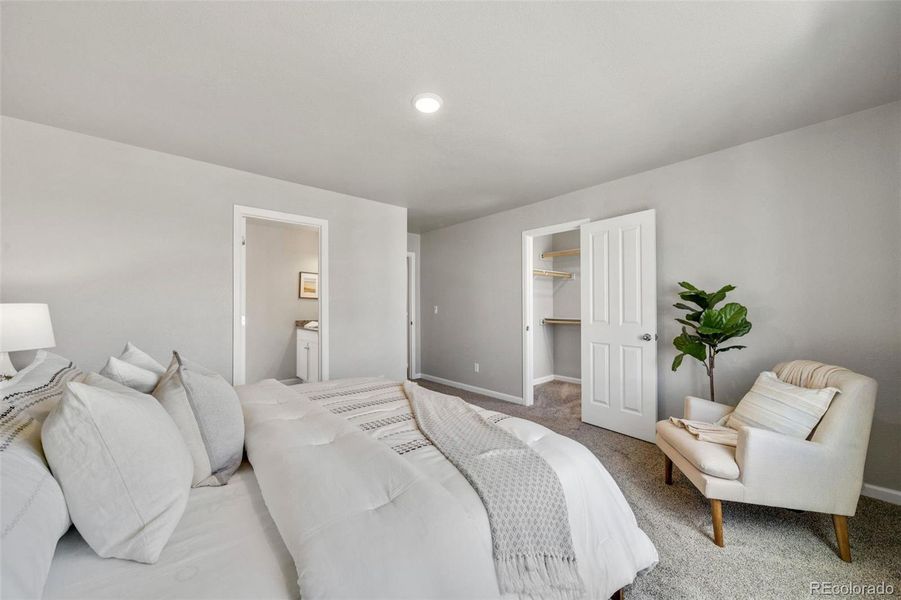Furnished interior view inside a new home in Pintail Commons at Johnstown Village, Johnstown (Image 31).