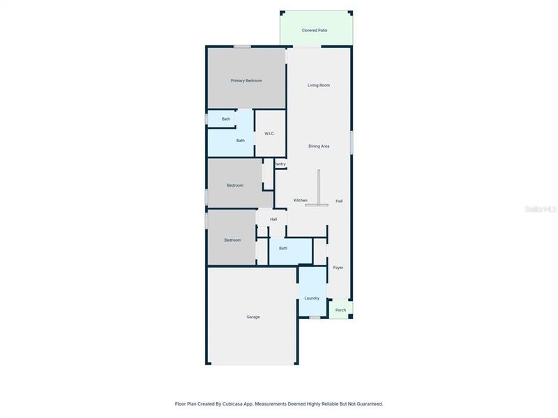 2D floor plan layout of this home in , Zephyrhills, FL (Image 6).