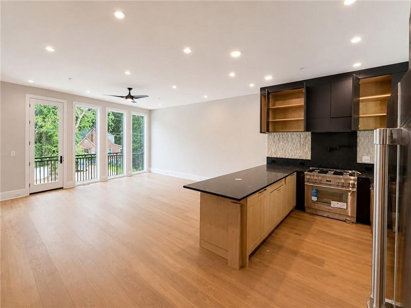 Furnished interior view inside a new home in , Atlanta (Image 9).