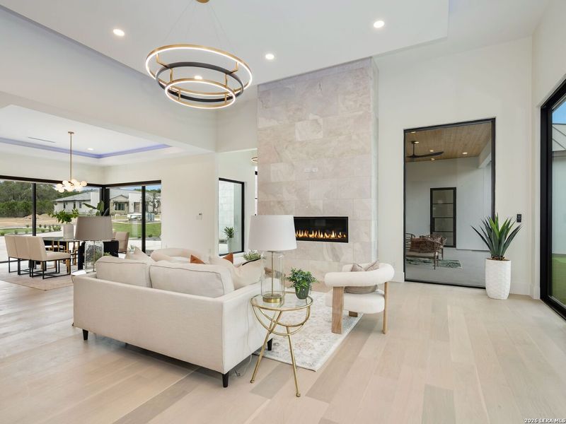 Furnished interior view inside a new home in , Fair Oaks Ranch (Image 44).