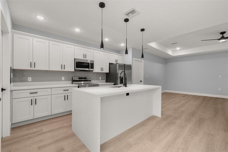 Furnished interior view inside a new home in , Sebring (Image 13).