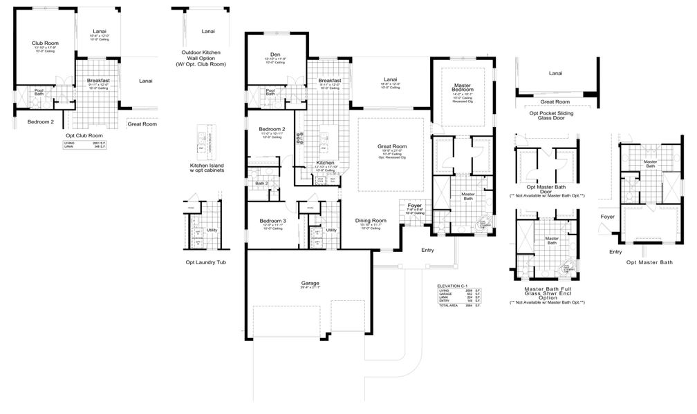 2D floor plan layout for the Sanibel 2 by Neal Communities in Canoe Creek, Parrish, FL (Image 4). 2D floor plan layout for the Sanibel 2 by Neal Communities in Canoe Creek, Parrish, FL (Image 4).