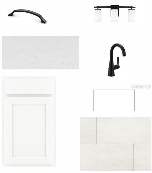 Sample of building materials used in homes in North River Ranch – Garden Series, Parrish (Image 5).