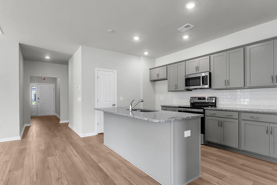 Furnished interior view inside a new home in Fairway Woods at Wyboo, Manning (Image 15).