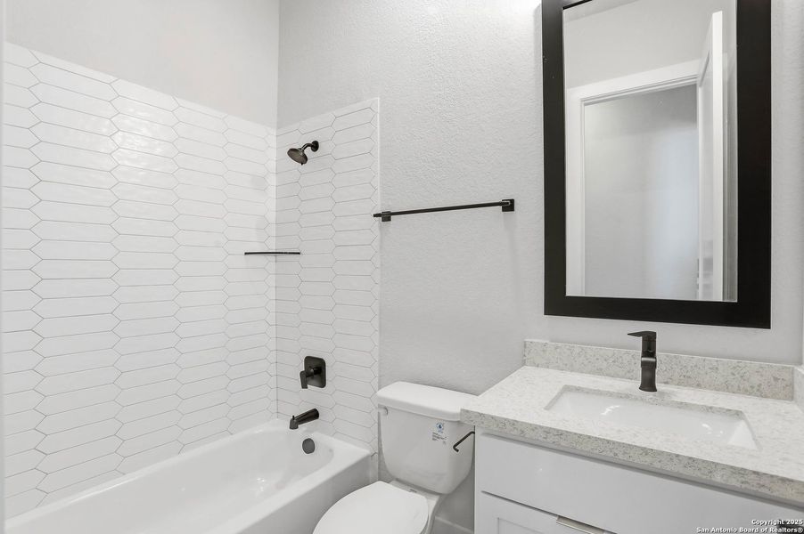 Furnished interior view inside a new home in Haby Hill 50s, San Antonio (Image 11). Furnished interior view inside a new home in Haby Hill 50s, San Antonio (Image 11).