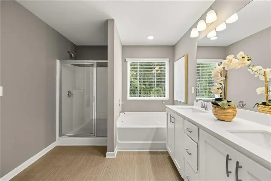 Furnished interior view inside a new home in Walden Park – The Retreat, Jonesboro (Image 32).