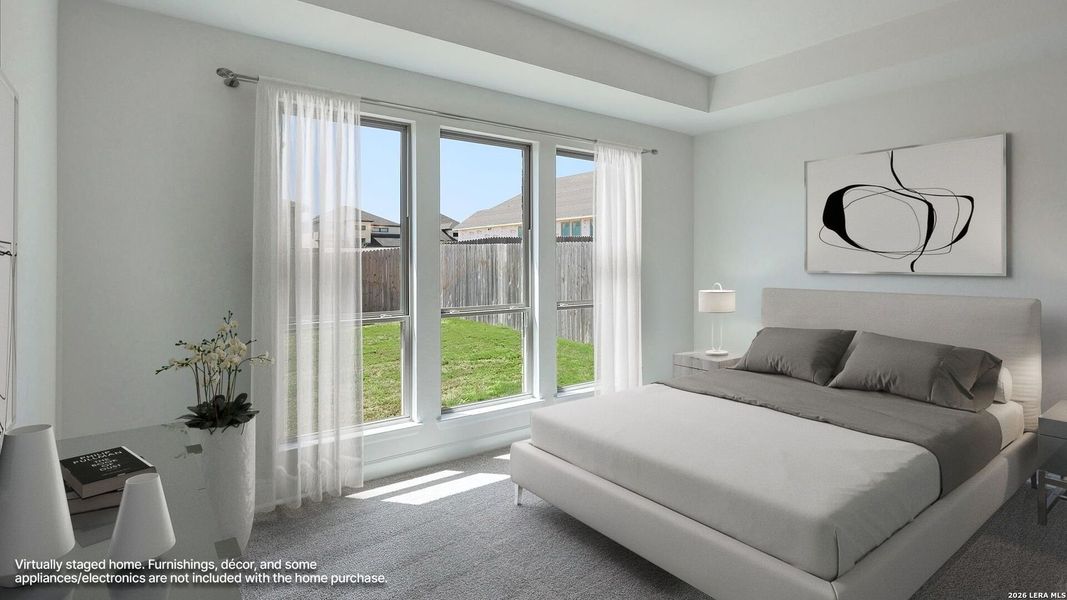 Furnished interior view inside a new home in Ladera, San Antonio (Image 6).