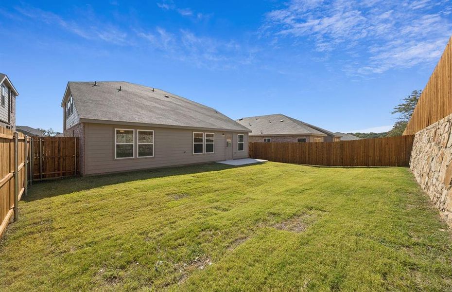 Oversized yard Oversized yard