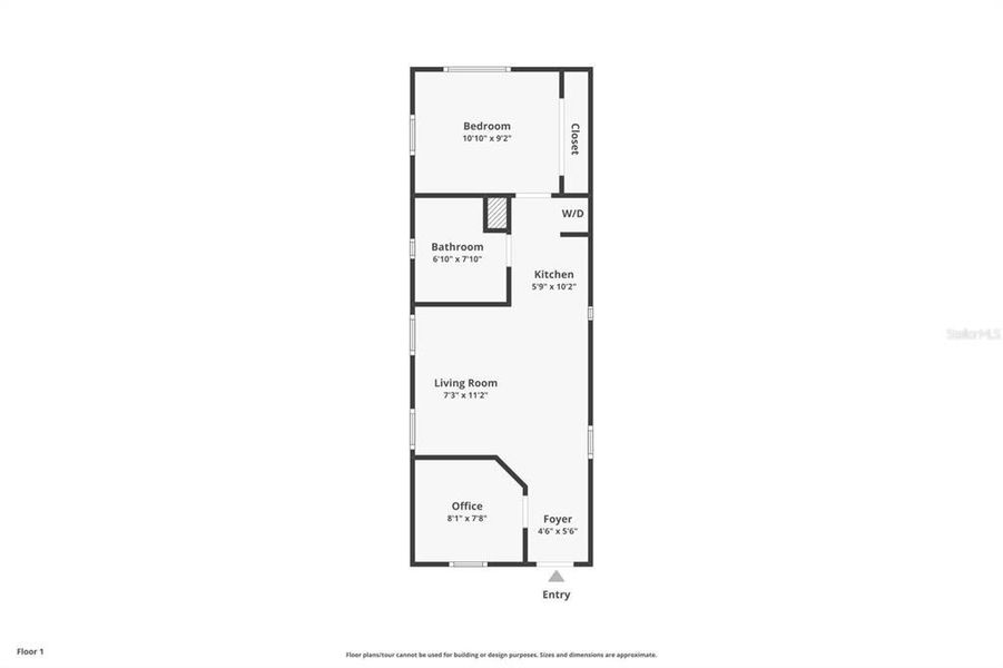 2D floor plan layout of this home in , North Port, FL (Image 3).