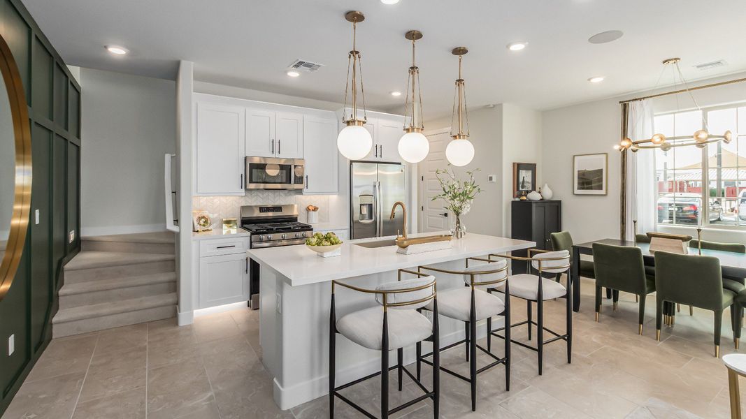 Representative furnished interior of a home built from the The Adeline by DRB Homes in Surprise City Center, Surprise (Image 5). Representative furnished interior of a home built from the The Adeline by DRB Homes in Surprise City Center, Surprise (Image 5).