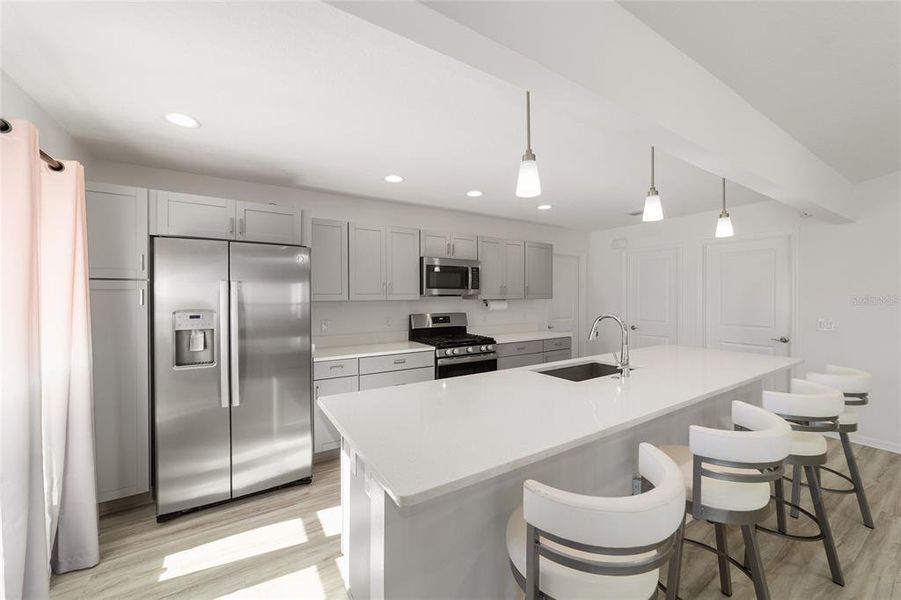 Furnished interior view inside a new home in , The Villages (Image 5).