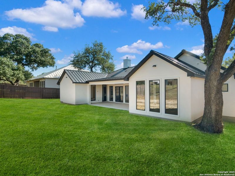 Exterior details and patio area of a home in , Boerne (Image 31).