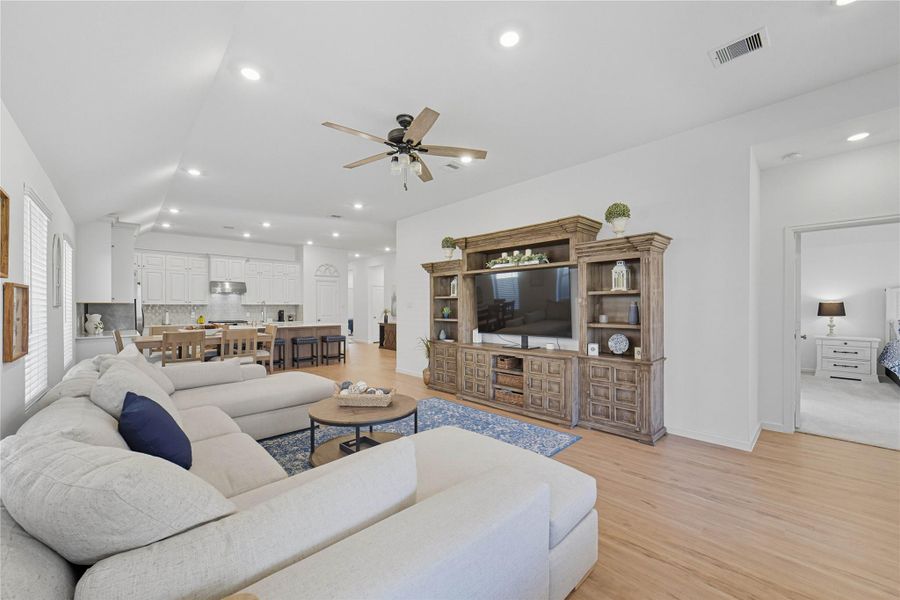 Family room from another angle. Family room from another angle.