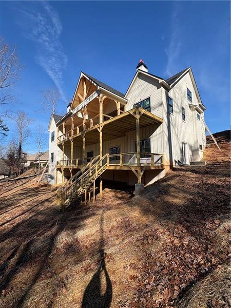 In-progress construction of a new home in , Gainesville, GA (Image 46).