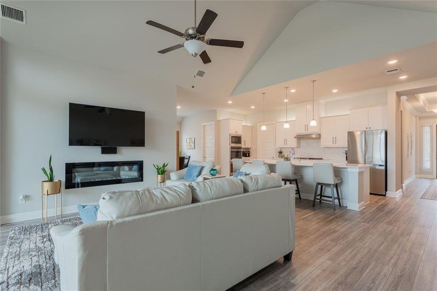 Furnished interior view inside a new home in , McKinney (Image 7).