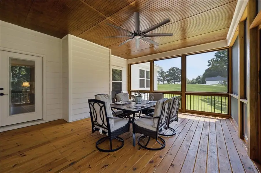Exterior details and patio area of a home in , Dawsonville (Image 31).