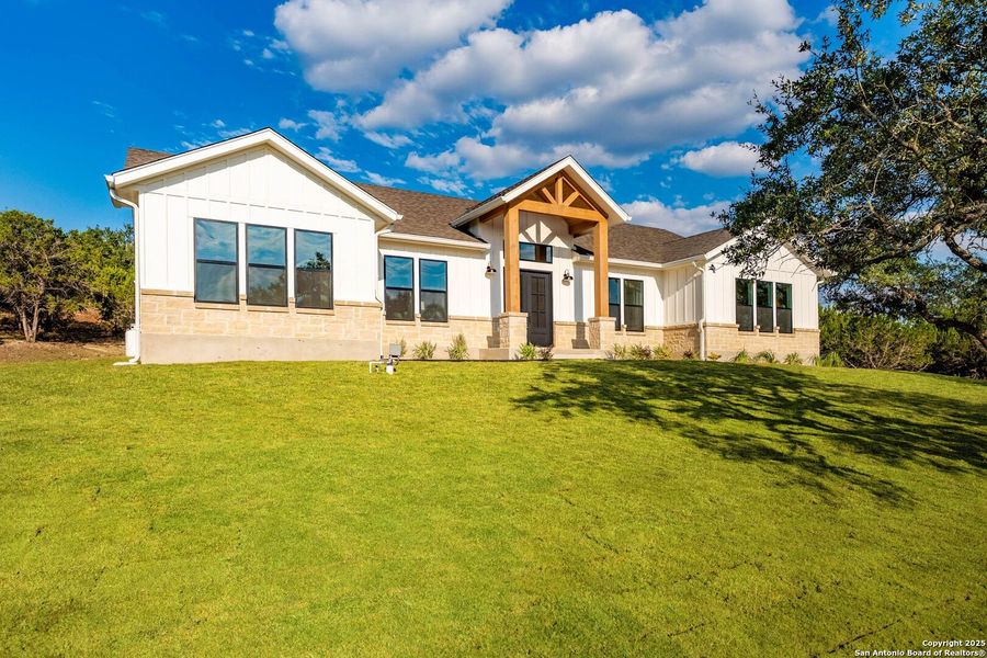 Exterior details and patio area of a home in , Boerne (Image 4).