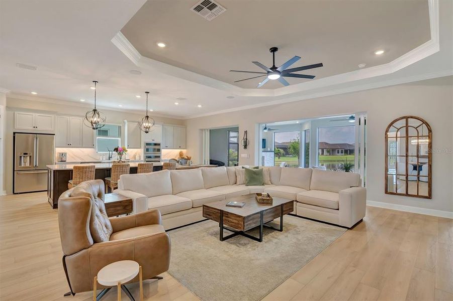 Furnished interior view inside a new home in , Palmetto (Image 7).