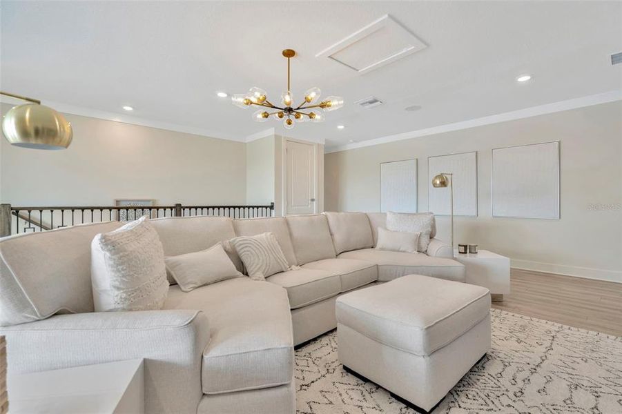 Furnished interior view inside a new home in Biscayne Landing at Seaire, Parrish (Image 8). Furnished interior view inside a new home in Biscayne Landing at Seaire, Parrish (Image 8).